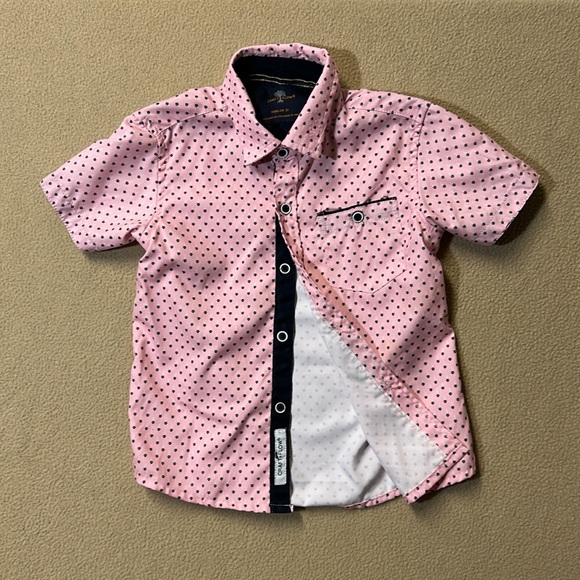 Craft+Flow Toddler Boy’s Button Down Shirt with Chest Pocket - 3T - Picture 1 of 16